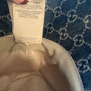 Oversized Authentic Gucci bucket hat